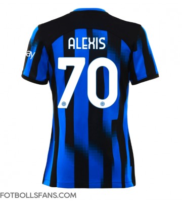 Inter Milan Alexis Sanchez #70 Replika Hemmatröja Damer 2023-24 Kortärmad